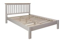 fay oak and grey single bed
