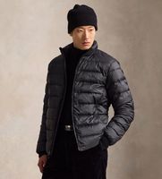 polo ralph lauren para hombre 710b20424003 chaqueta colden plegable de plumon negro l casual poliester reciclado