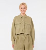 weekend max mara para mujer 2615111092600 camisa accenni verde 38 casual algodon manga larga