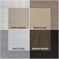 alfombra vinilica deblon alfombra pvc antideslizante para interior y exterior bronce-negro 160 x 230 cm