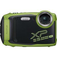 fujifilm finepix xp140 tough compact camera - lime lime