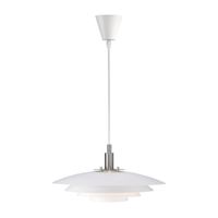 lampara de techo nordico con pantalla blanca y altura regulable