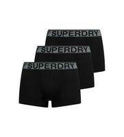 superdry para hombre m3110450b pack de 3 boxers marca negro l homewear algodon