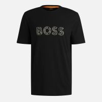 boss orange telogotexture cotton-jersey t-shirt - l