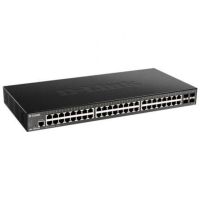 switch gestionado d-link dgs-1250-52x 52 puertos 48 rj-45 101001000 4 sfp 10g cli layer 23 lite