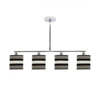 lampara de pie metal color cromo serie karla 75cm