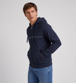 BOSS para hombre. 50554785 Sudadera Authentic marino (S), Casual, Algodón, Manga larga