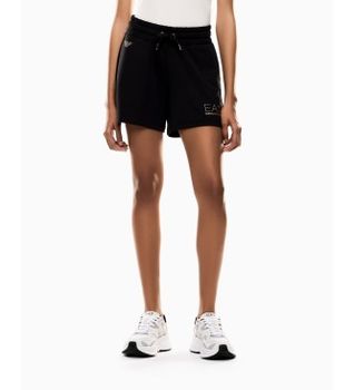 EA7 para mujer. 7W000269_AF12482 Shorts Elegant negro (XL), Casual, Deportivo, Multideporte, Poliéster