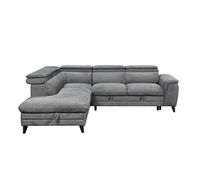 rinconera con cama y arcon leyre izquierda 4 plazas gris