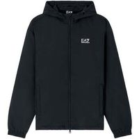 emporio armani ea7 cazadora core id nylon hooded jacket black para hombre