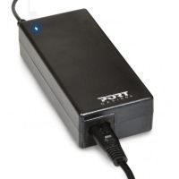 adaptador de corriente port designs 900007-hp 90 w para portatiles hp negro