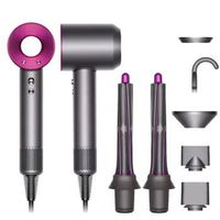 secador de pelo profesional 7 accesorios planet super hair dryer rosa