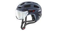 casco uvex finale visor v city azul