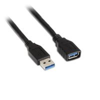 cable usb 30 extension aisens a105-0042 2m tipo a macho a hembra negro apantallado