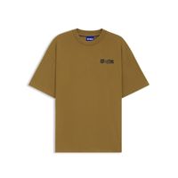 hugo blue camiseta de algodon verde 50542810-352