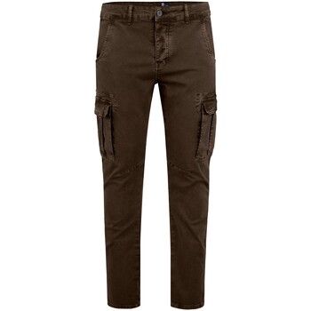 Bomboogie Pantalones Cargo Slim Pant In Stretch Gab para hombre