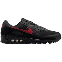 nike deportivas moda air max 90 black tough red para mujer