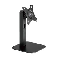 aisens soporte de mesa eco para monitor 10r-24r - giratorio e inclinable - peso max 25kg - vesa 100x100mm - color negro