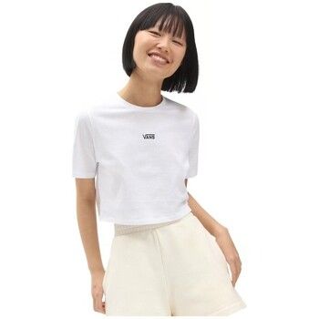 Vans Camiseta Flying V Crop Crew para mujer