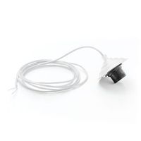 portalamparas alice blanco con cable transparente para lamparas colgantes 1xe27 max 1x60w ip20 - longitud max 3 metros