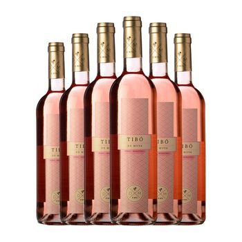 Bodega De Moya Vino Rosado Tibó Rosado Utiel-requena 75 Cl 13.5% Vol. (pack De 6 Unidades)