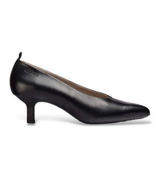 Wonders para mujer. G-7102_3465_5792 Zapatos de Piel Flexfit 02 Negro (38), 3 a 5cm, Ninguno, Casual, Clásico
