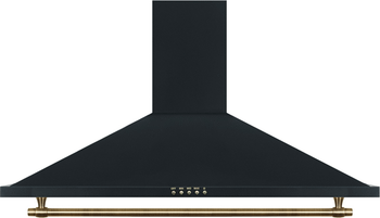 CAMPANA CHIMENEA VITROKITCHEN CD951R ANCHO 90 CM NEGRA