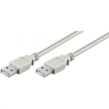 Goobay Cable USB 2.0 Macho/Macho 1.8m Gris