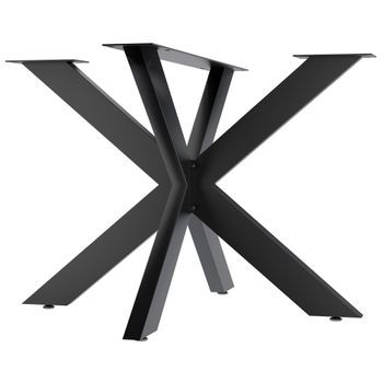 Patas De Mesa Biloxi Metal Negro 100x100x71 Cm Clp
