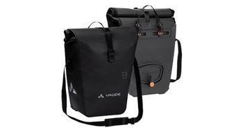 Par de alforjas portaequipajes vaude aqua back negro  x2