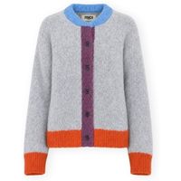 frnch abrigo ithaque cardigan - gris para mujer