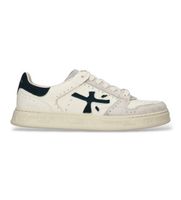 premiata para hombre quinn zapatillas de piel quinn blanco 43 plano cordones casual