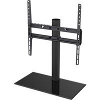 avf b400bb 550 mm tv stand with bracket - black black