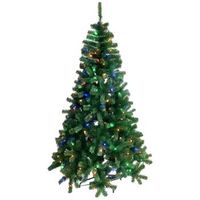 arbol navidad decorado verde multicolor pvc y pe 180 cm 800 puntas