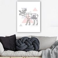 pintura decorativa lienzo 104341901270100 multicolor 70x100 cm