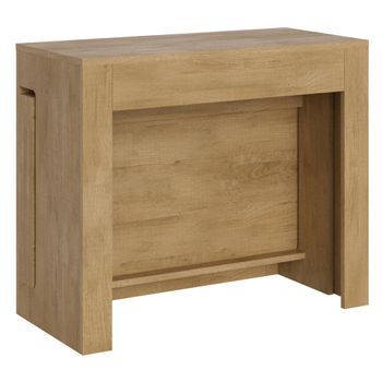 Consola Extensible 90x42/302 Cm Evolve Roble Natural
