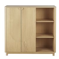 mueble de almacenaje de 2 puertas y 3 huecos abiertos
