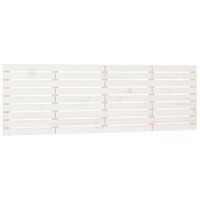 cabecero accesorio para dormir mueble de pared para dormitorio 166 x 3 x 63 cm madera maciza blanco tdl0202707