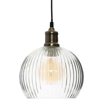 Factory Cuadros Lámpara Colgante Laye Diámetro 20 Cm Cristal Transparente / Lampara de Techo - Diseño Moderno