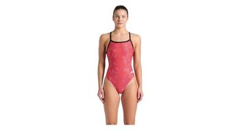 Traje de bano mujer arena escape dos challenge rojo negro