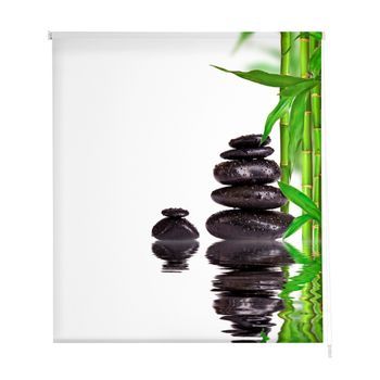 Estoralis - Estor Enrollable Translucido | Estampado Zen | 130 X 180 Cm (ancho/alto) Tamaño Tela 127 X 175 Cm | Z-4521 Unico