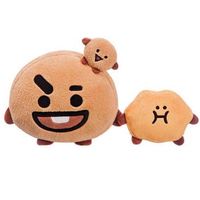 peluche de 20 cm modelo shooky con pequeno companero ultra suave