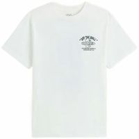 vans tops y camisetas vn001024wht1 food spot ss tee para hombre