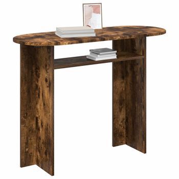 Mesa Consola | Mesa De Entrada Roble Ahumado 100 X 39,5 X 75 Cm
