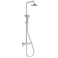 grifo monomando dual shower system kludi logo cromado 6808505-00