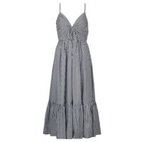 michael michael kors vestido largo gingham midi dress para mujer