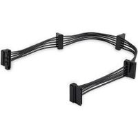 startechcom cable de 40cm adaptador bifurcador divisor splitter de alimentacian sata - 4x receptaculos hembra serial ata