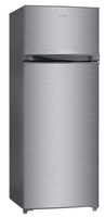 frigorifico dos puertas infiniton fg-249d14xea e alto 143 cm ancho 54 cm inox