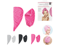 toalla - cmp paris tx7242 magic microfibra 3 surtidos textil  poliester color aleatorio blanco rosa o negro