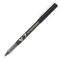 boligrafo roller ball pilot v7 hi-tecpoint punta fina 07 mm negro